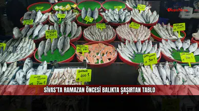 Sivas’ta Ramazan Öncesi Balıkta Şaşırtan Tablo