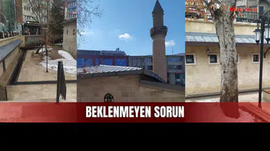 Sivas Meydan Cami'nin tuvalet ve imam odasında beklenmeyen sorun