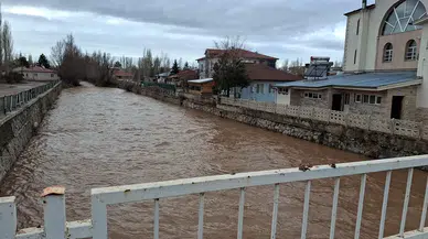 Sivas Tecer Dağı’ndan Gelen Tehlike: Irmakta Debi Hızla Arttı