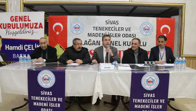 Sivas Tenekeciler Odası Esnafı Yeni Başkanını Seçti