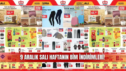 Tokat BİM Aktüel 9 Aralık 2025 Kataloğu: Haftanın Önerileri ve İndirimli Ürünler