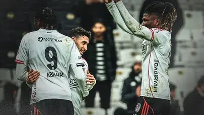 Beşiktaş Ankara Keçiörengücü maçında üç golle kupaya damga vurdu