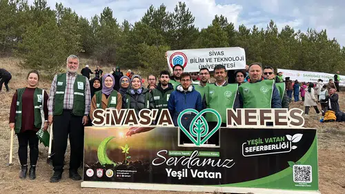 Sivas Bilim ve Teknoloji Üniversitesi’nden Yeşil Vatan’a destek