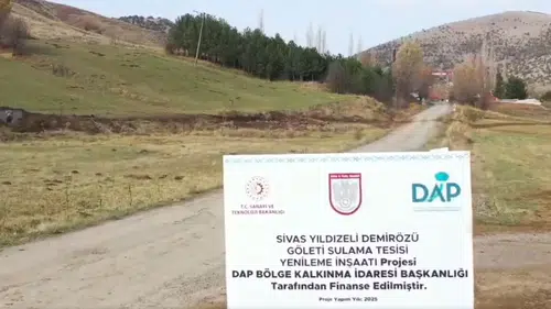 Sivas İl Özel İdaresi’nden çiftçiye sürdürülebilir su hamlesi