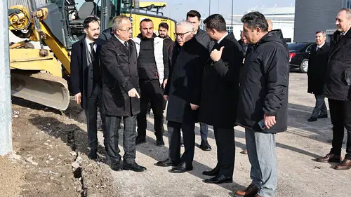 Sivas'ta Spor Vadisi’nde çalışmalara Vali ziyareti
