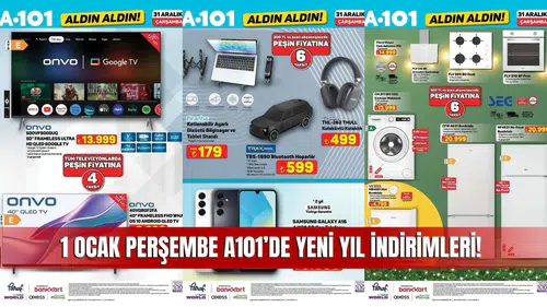 Sivas A101 1 Ocak 2026 Aktüel Kataloğu: Yeni Yılın İlk İndirimleri