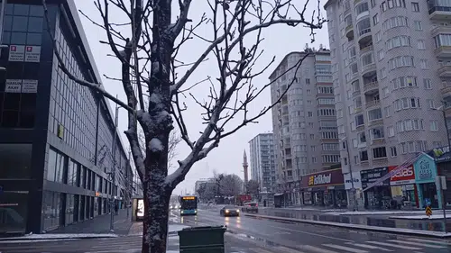 Sivas'ta yılın son gününde: Kar, Kış, Kıyamet...