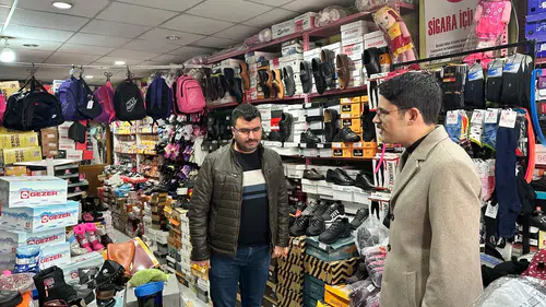 Sivas Ulaş'ta Kaymakam'dan Esnaflara Ziyaret