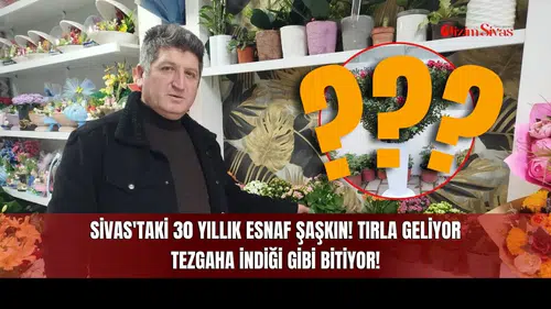 Sivas'taki 30 Yıllık Esnaf Şaşkın! Tırla Geliyor, Tezgaha İndiği Gibi Bitiyor!