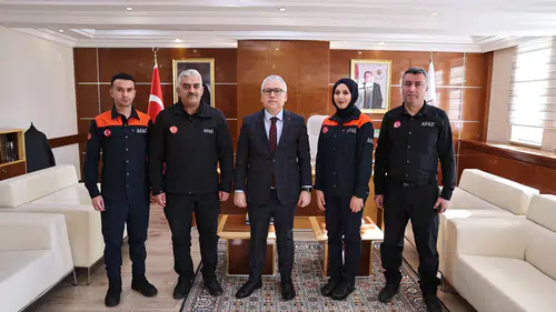 AFAD'ın 16. Yılı Sivas'ta Makam Ziyaretiyle Kutlandı