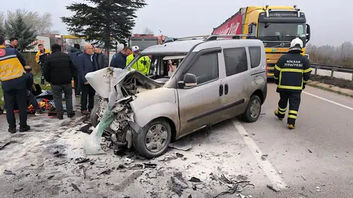 Çarpışmanın Hemen Ardından Alev Topuna Döndü!