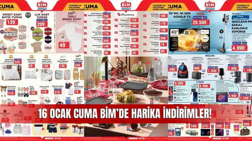 Bim 16 Ocak 2026 Kataloğu, Sivas Bim'de Muhteşem İndirimler!