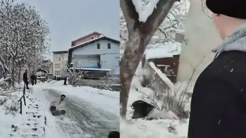 Tokat'ta Yüreklerin Ağza Geldiği Anlar! Bir Anda Gözden Kayboldular!