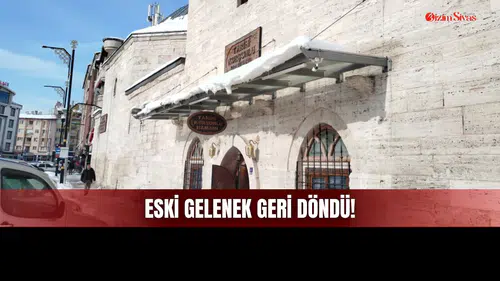 Dışarıda Ayaz, İçeride Bahar! Eski Gelenek Sivas'a Geri Döndü!