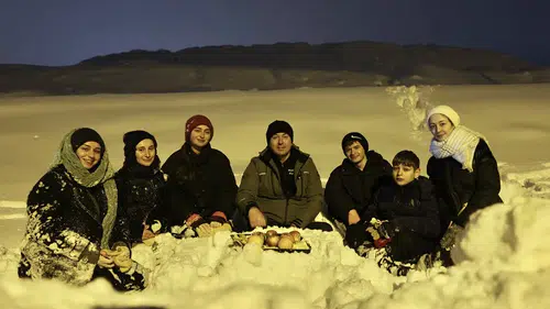 Sivas'ta Kar Temizliği Sırasında Yaşananlar Görenleri Gülümsetti