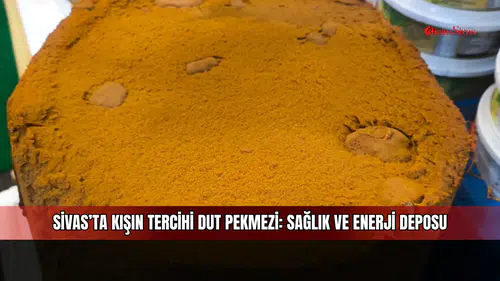 Sivas’ta Kışın Tercihi Dut Pekmezi: Sağlık ve Enerji Deposu