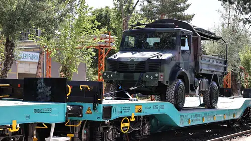 Sivas'ta Altay Tankı’nı Taşıyabilen Milli Vagon Hizmete Hazır