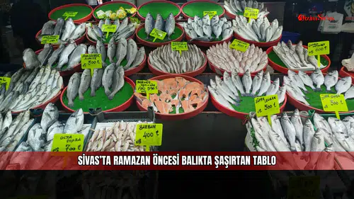 Sivas’ta Ramazan Öncesi Balıkta Şaşırtan Tablo