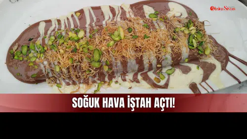 Sivas’ta Dondurucu Soğuklar İştahı Açtı!