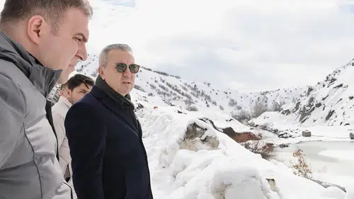 Sivas'ta Kış Bereketine Başkan Uzun'dan İnceleme