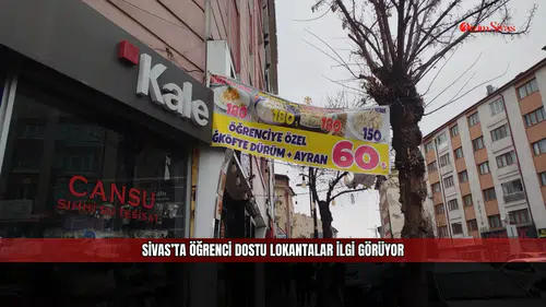 Sivas’ta öğrenci dostu lokantalar ilgi görüyor