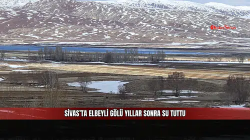 Sivas’ta Elbeyli Gölü yıllar sonra su tuttu