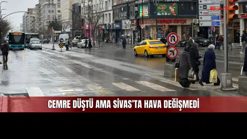 Cemre Düştü Ama Sivas’ta Kar Yağışı Yeniden Etkili Oldu