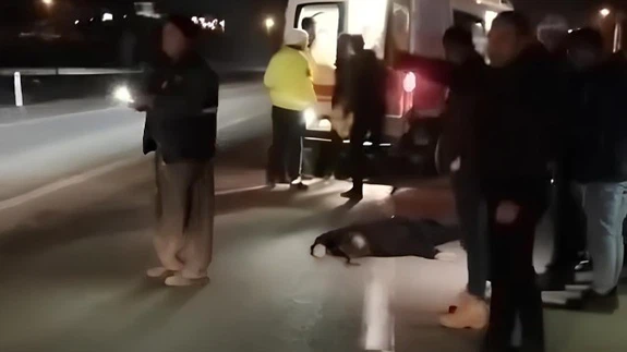 Taziyeye giderken minibüsün çarptığı bir kişi hayatını kaybetti