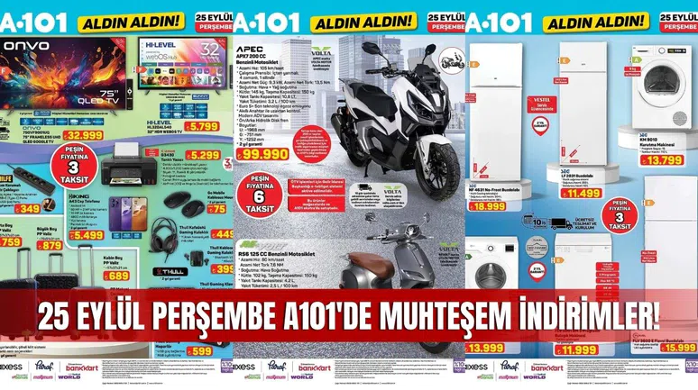 A101 25 Eylül 2025 Aktüel Kataloğu – Sivas A101 Market İndirimleri Başladı