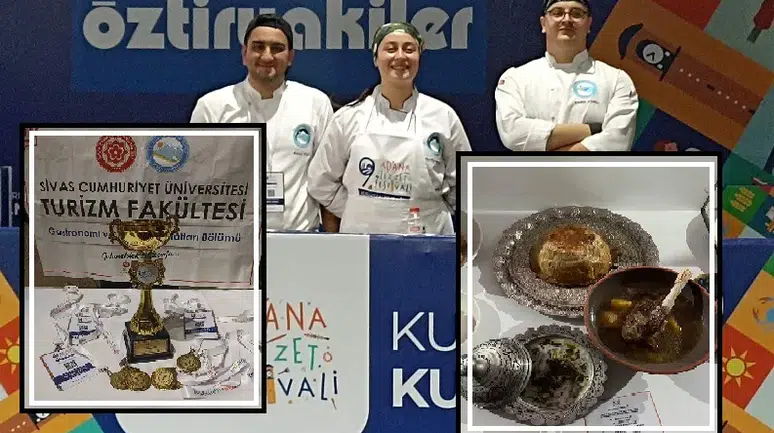 Sivas'a altın madalya, yerel lezzetlerle geldi!