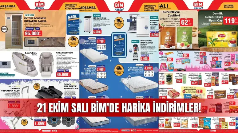 Sivas’ta BİM Aktüel 21 Ekim 2025 Fırsatları: Büyük İndirim Başladı