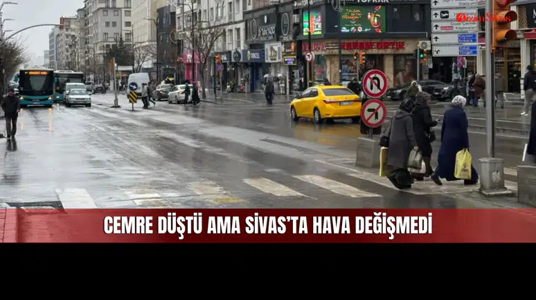 Cemre Düştü Ama Sivas’ta Kar Yağışı Yeniden Etkili Oldu