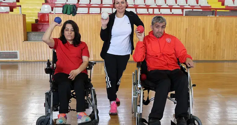 Sivas’tan Avrupa’ya: Engel tanımayan iki Boccia Şampiyonu