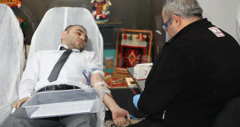Sivas İl Özel İdaresi’nde gönüllü kan bağışı seferberliği
