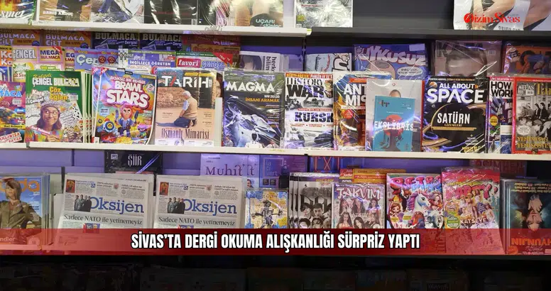 Sivas’ta dergi okuma alışkanlığı sürpriz yaptı