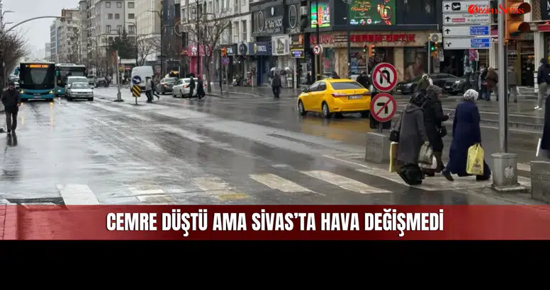 Cemre Düştü Ama Sivas’ta Kar Yağışı Yeniden Etkili Oldu