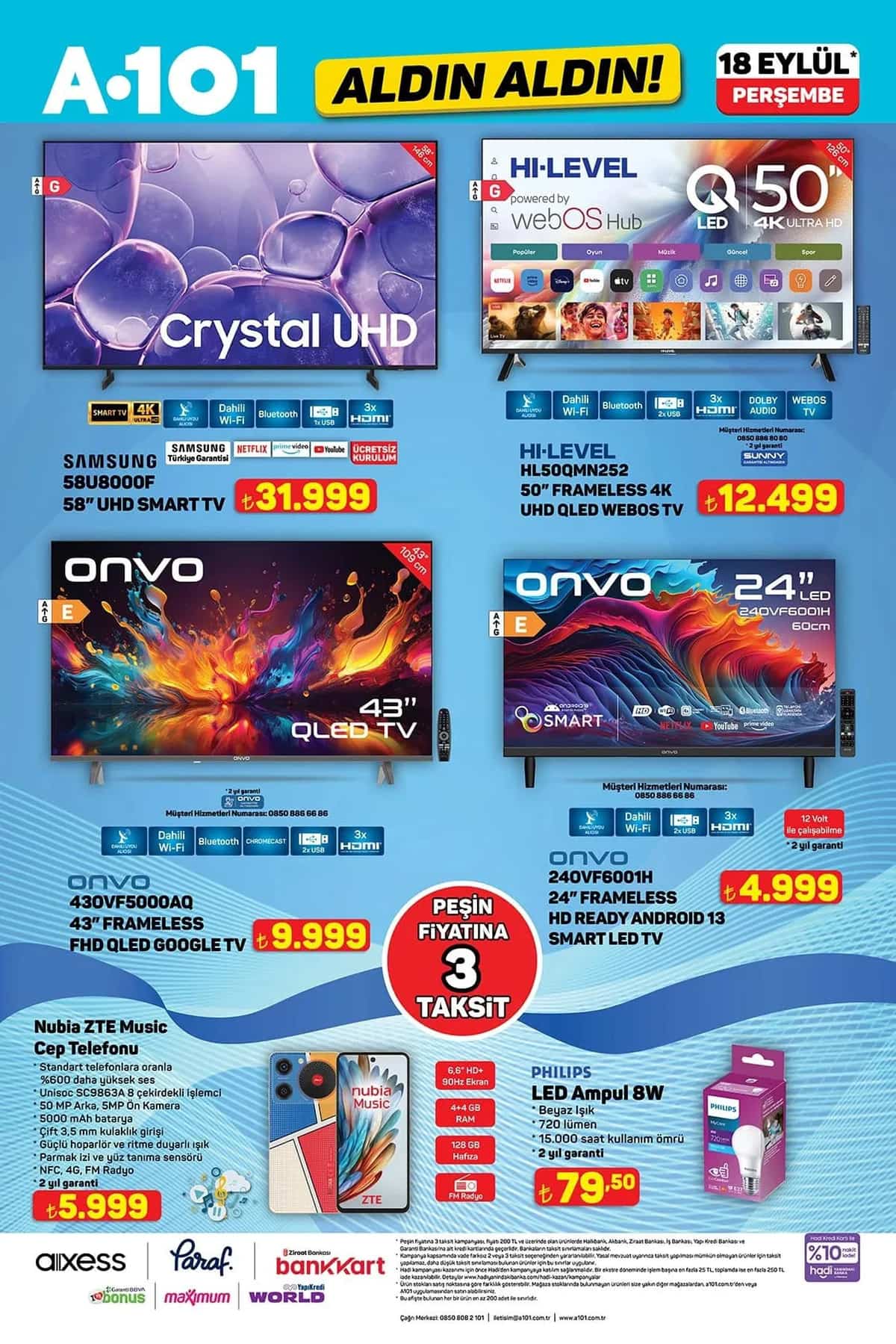 Sayfa 1 A101 18 Eylul 2025